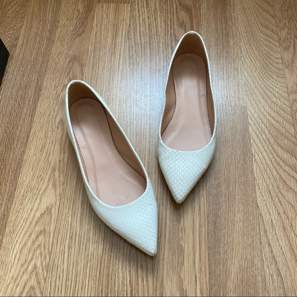 J.Crew Pointy Toe Flat In Python - image 2